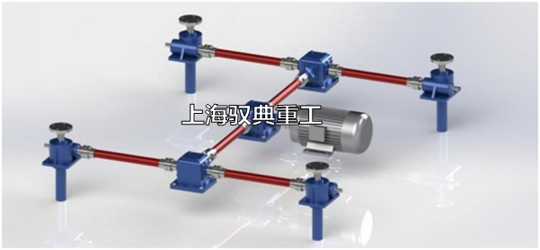 四臺(tái)聯(lián)動(dòng)絲桿升降機(jī)