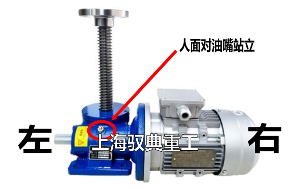SWL絲桿升降機的電機方向