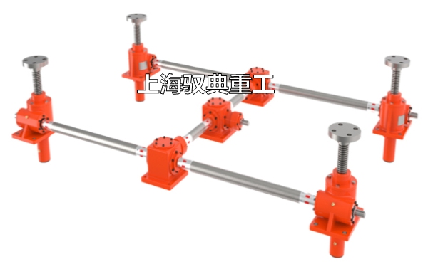 SWL絲桿升降機平臺四臺聯動實物圖