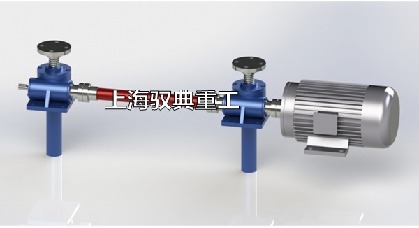 SWL絲桿升降機平臺，兩臺聯動布局圖